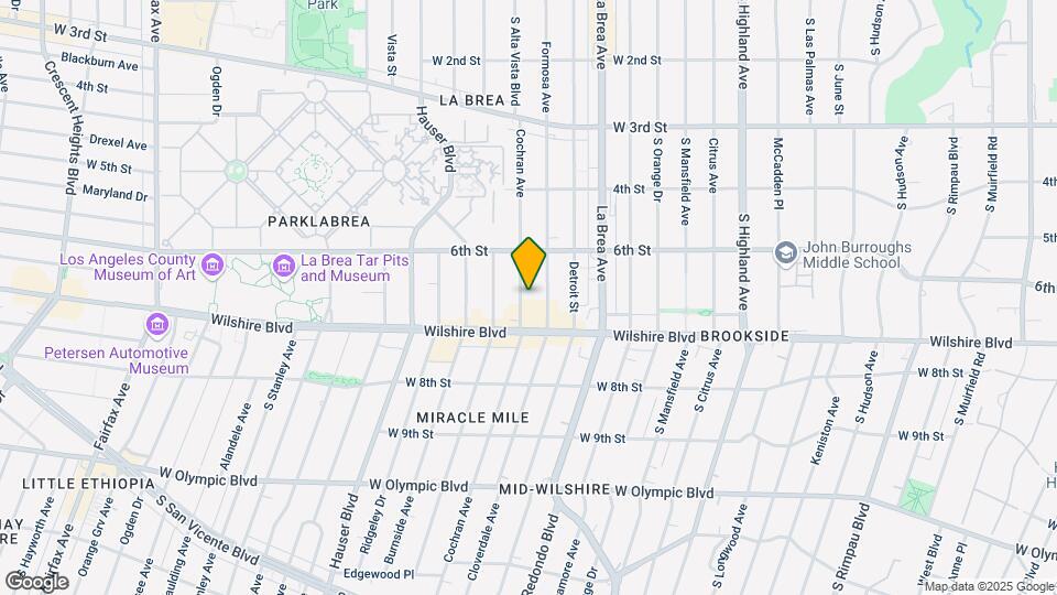 650 S Cochran Ave Map and Location Details