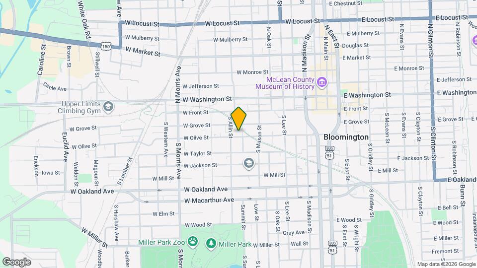 703 W Olive St Map and Location Details