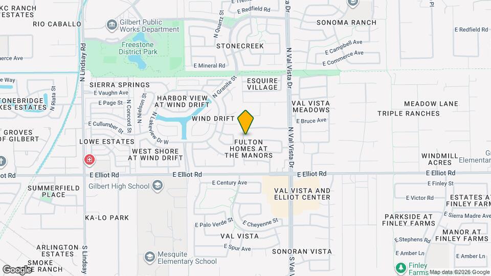 1410 E Bruce Ave Mapa y Detalles de la Ubicación