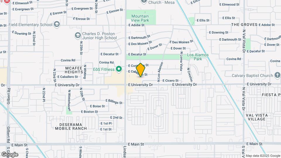 416 N Roca Map and Location Details