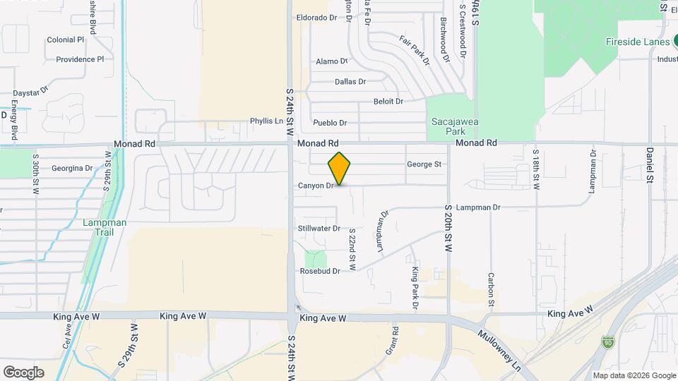 2230 Canyon Dr Map and Location Details
