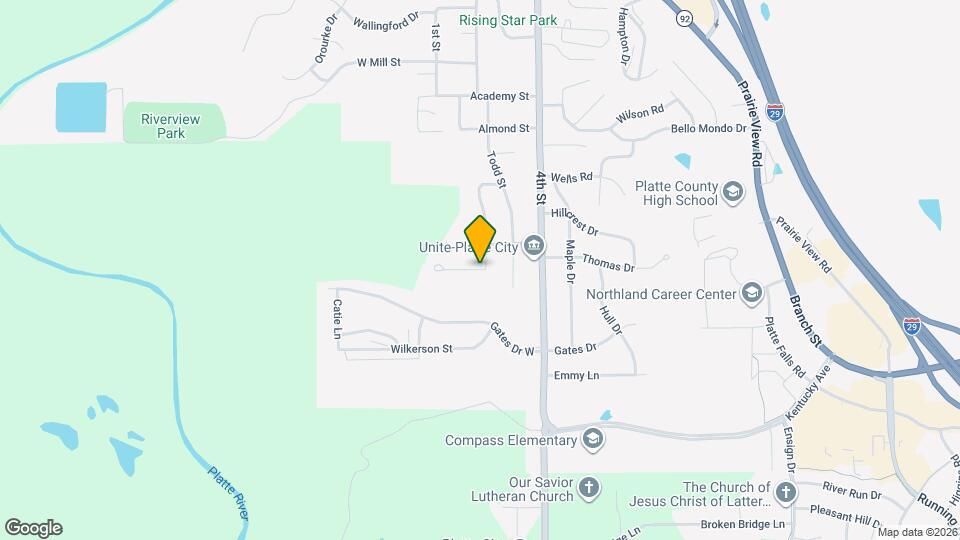 1721 Collins Dr Map and Location Details