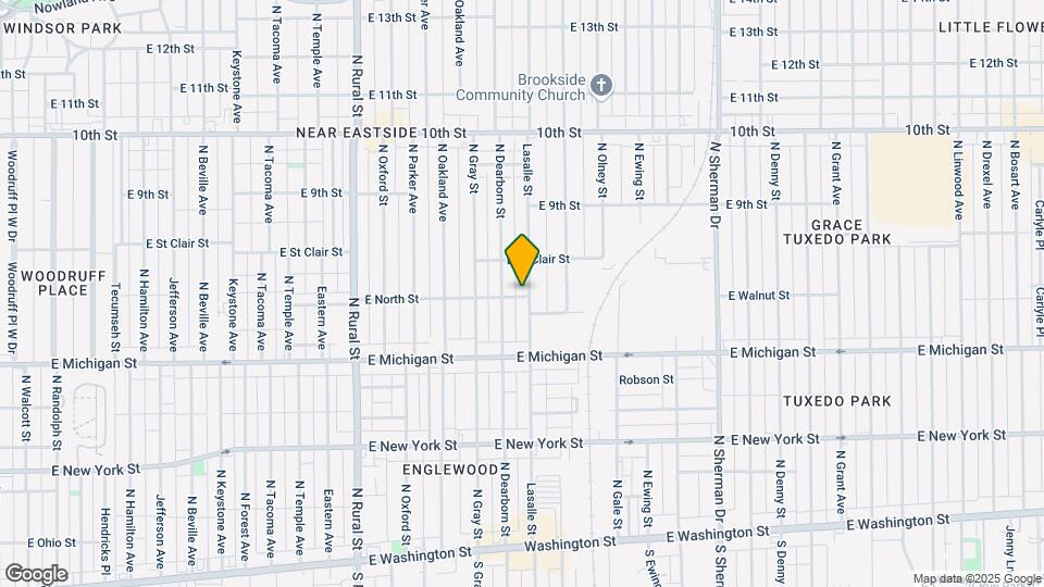 608 Lasalle St Map and Location Details