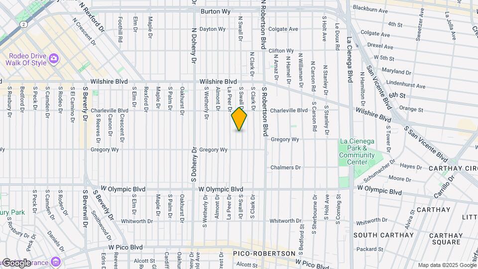 245 S Swall Dr Map and Location Details