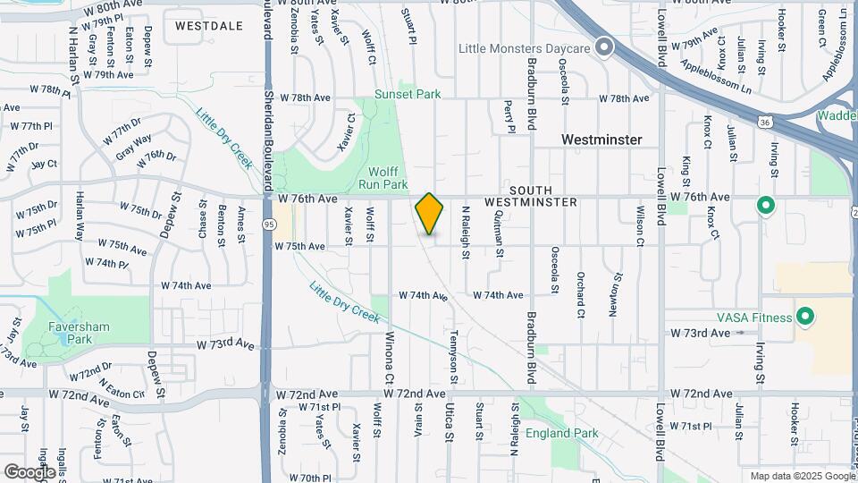 7505 Stuart St Map and Location Details