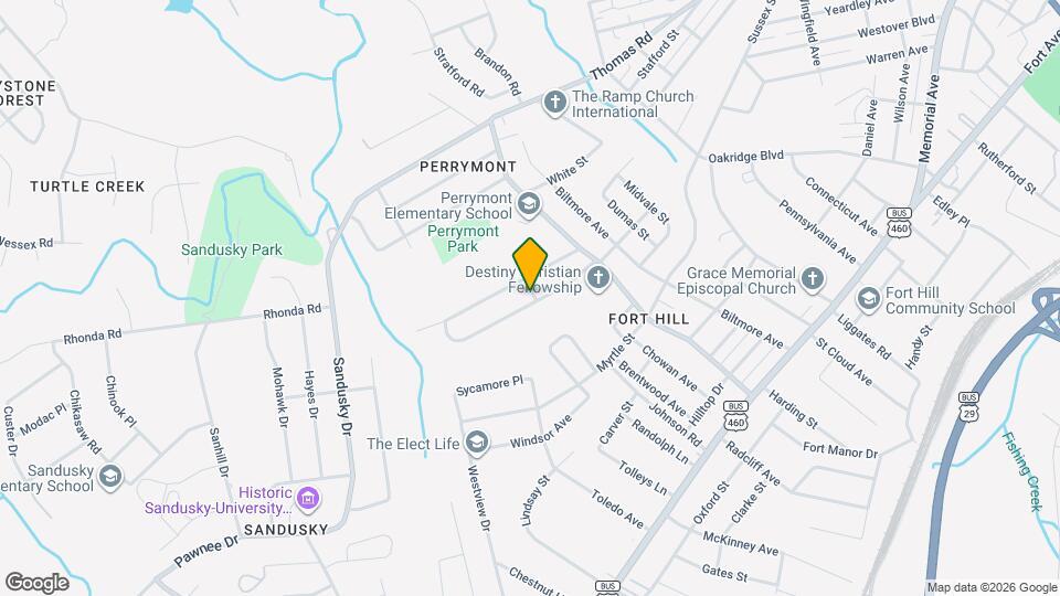 4601 Fairmont Ave Map and Location Details