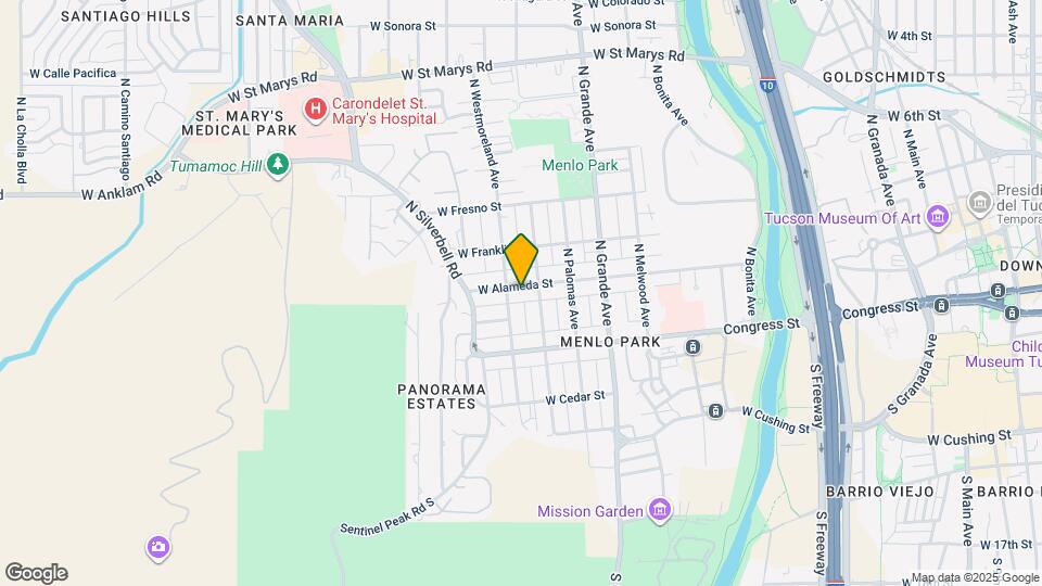 1223 W Alameda St Map and Location Details