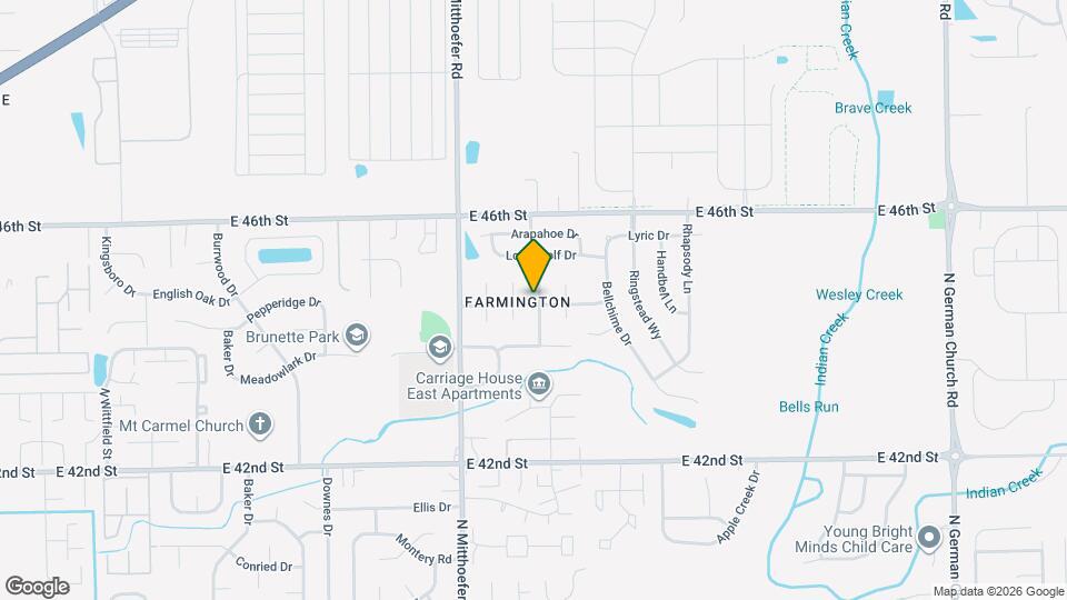 4446 Aristocrat Ln Map and Location Details