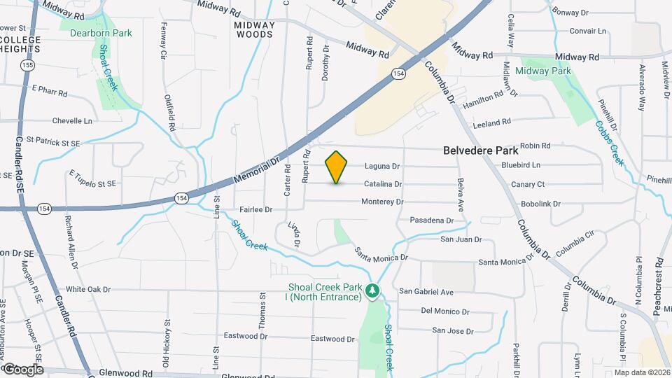 2863 Catalina Dr Map and Location Details