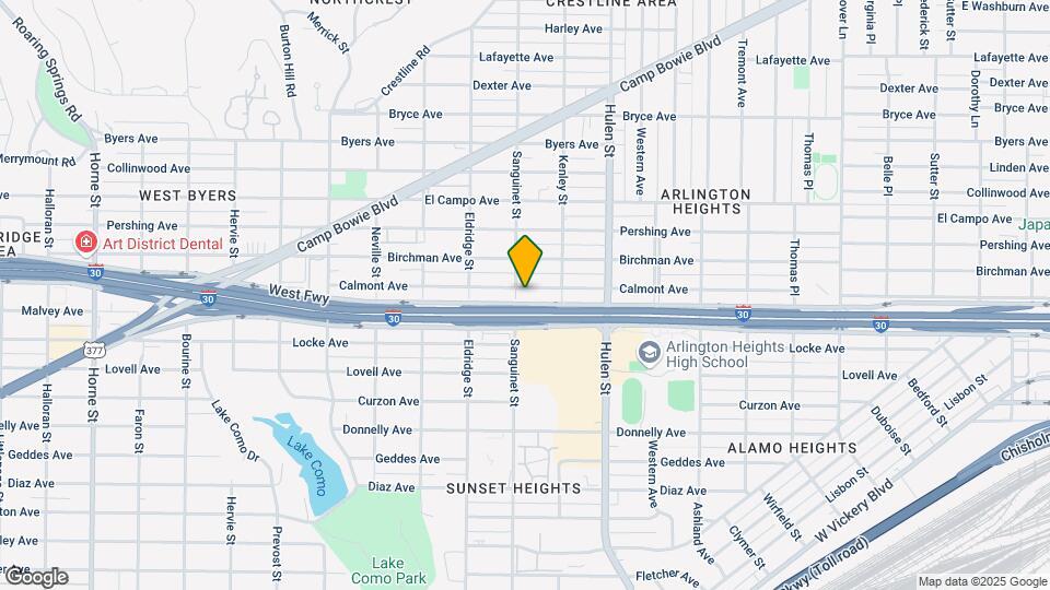 4733 Calmont Ave Map and Location Details
