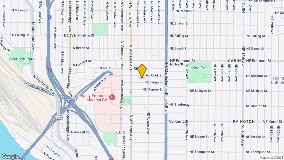 55 NE Fargo St Map and Location Details