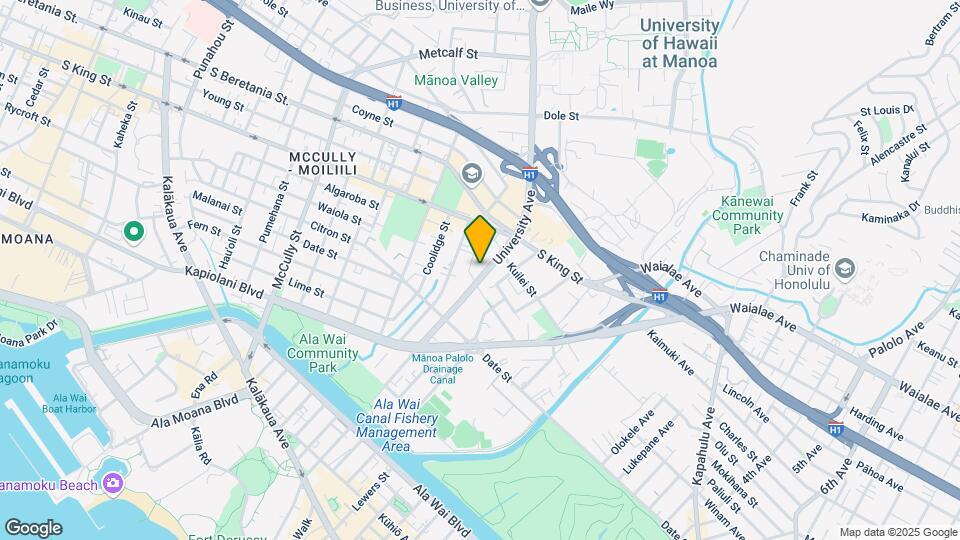 830 University Ave Mapa y Detalles de la Ubicación
