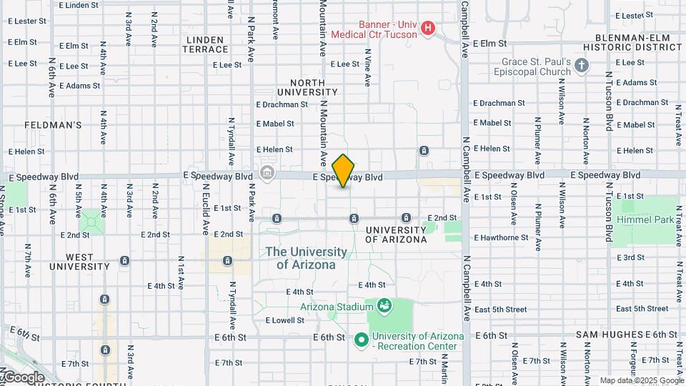 1339 E 1st St Map and Location Details