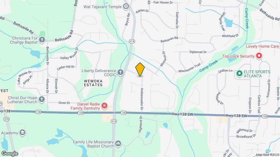 1684 Regency Pl Map and Location Details