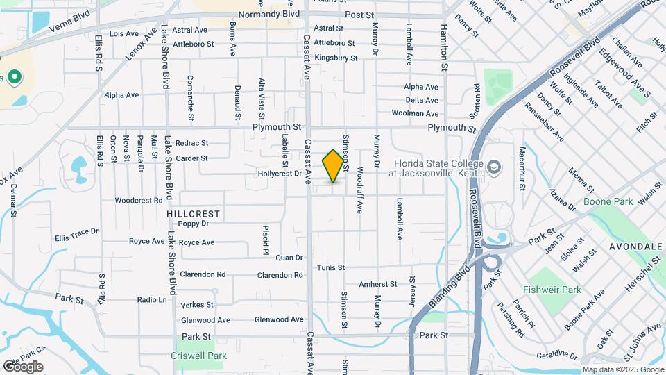 1291 Randolph St Map and Location Details