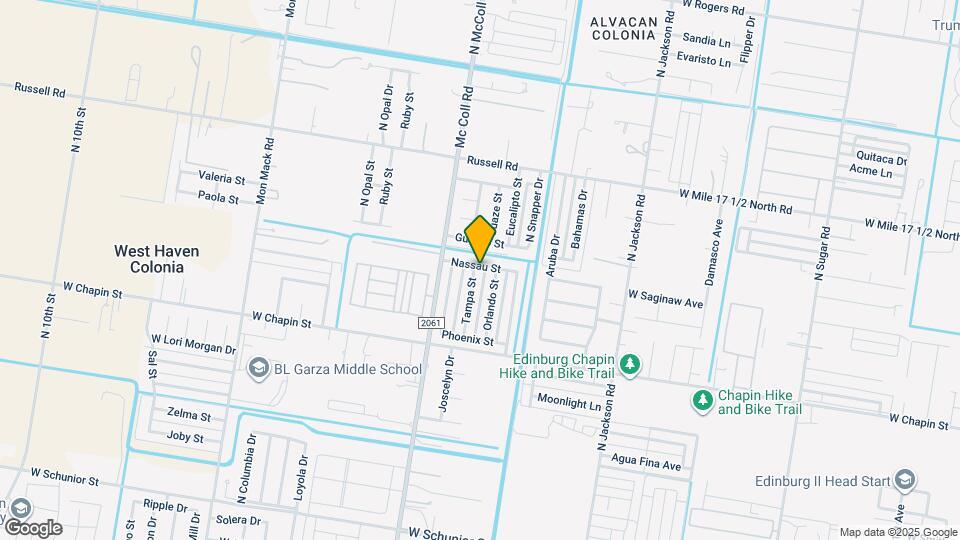 1710 Tampa St, Unit B Map and Location Details