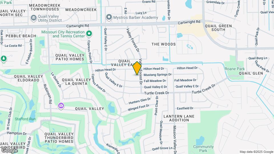 2211 Mustang Springs Dr Map and Location Details