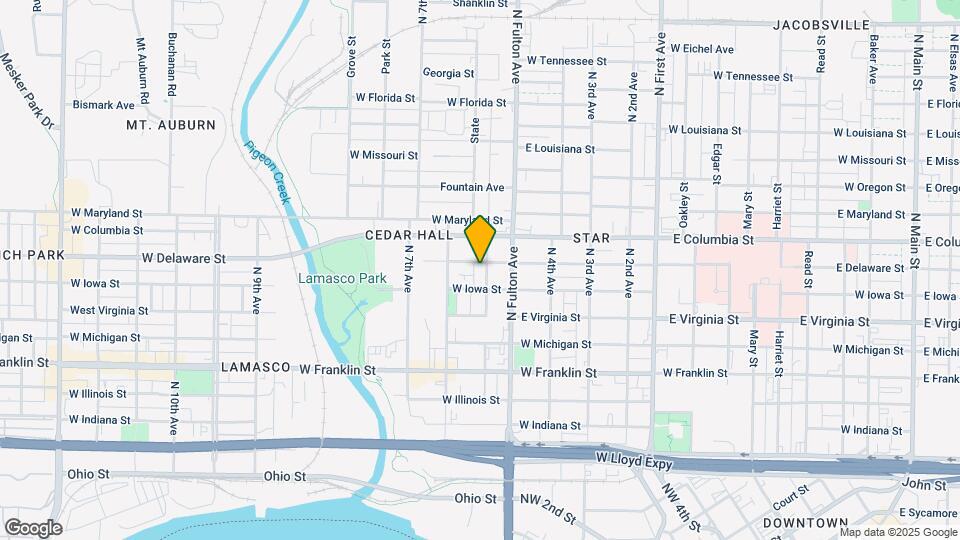 618 N 5th Ave Map and Location Details