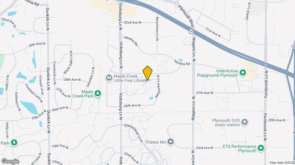 2700 Shenandoah Ln N Mapa y Detalles de la Ubicación