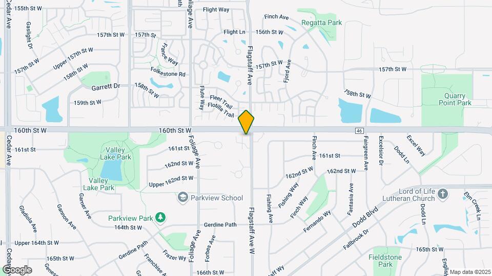 16037 Flagstaff Ave W Map and Location Details