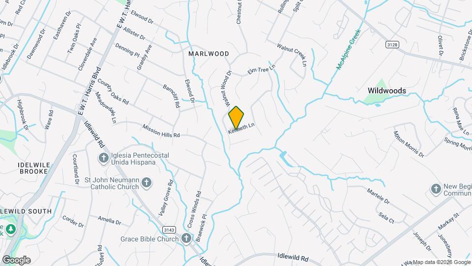 7616 Kenneth Ln Map and Location Details