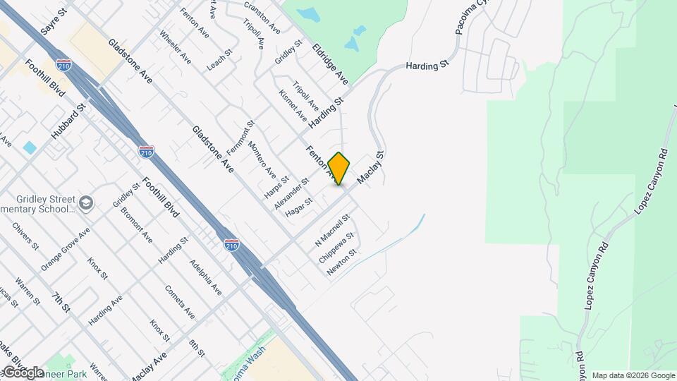 12859 Fenton Ave Map and Location Details
