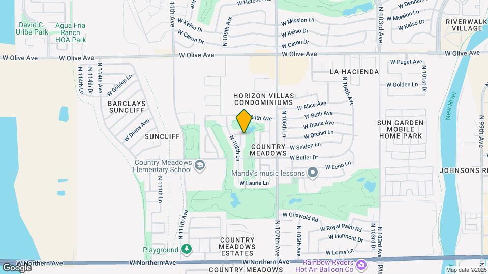 8577 N 108th Dr Map and Location Details