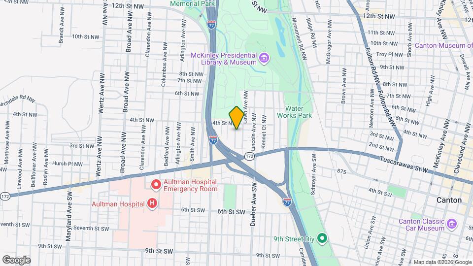 306-308 Park Ave NW Map and Location Details