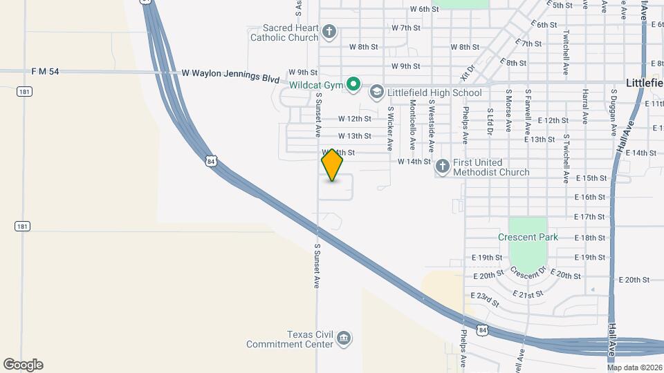 1601 S Wicker Ave Map and Location Details