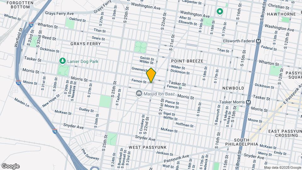 1624 S 22nd St Map and Location Details