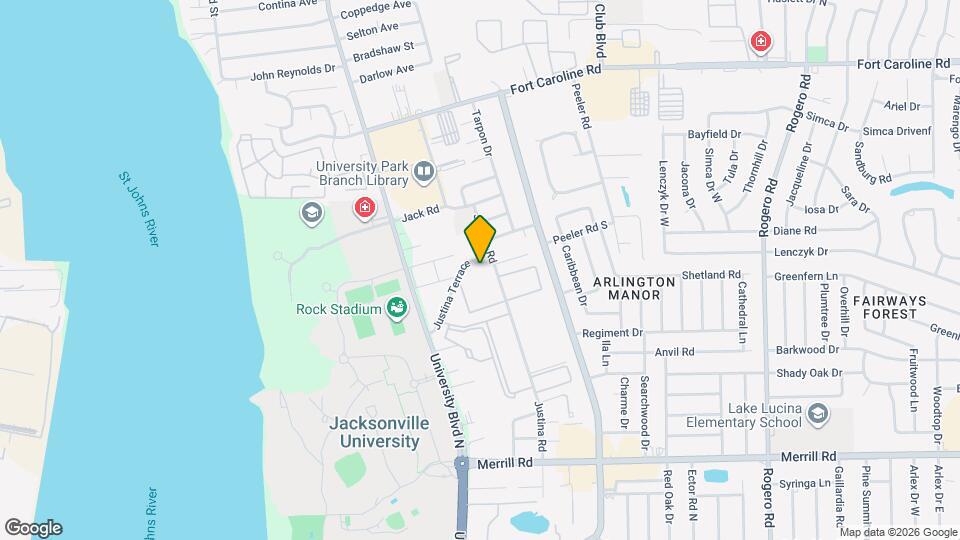 5722 Justina Terrace Mapa y Detalles de la Ubicación