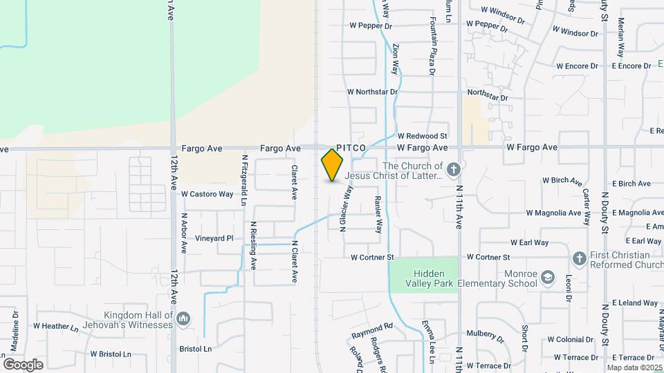 1223 W Canyon Way Map and Location Details