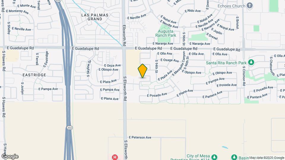 9312 E Plata Ave Map and Location Details