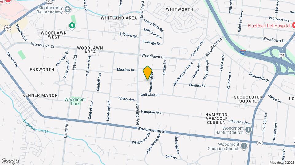 703 Woodleigh Dr Map and Location Details