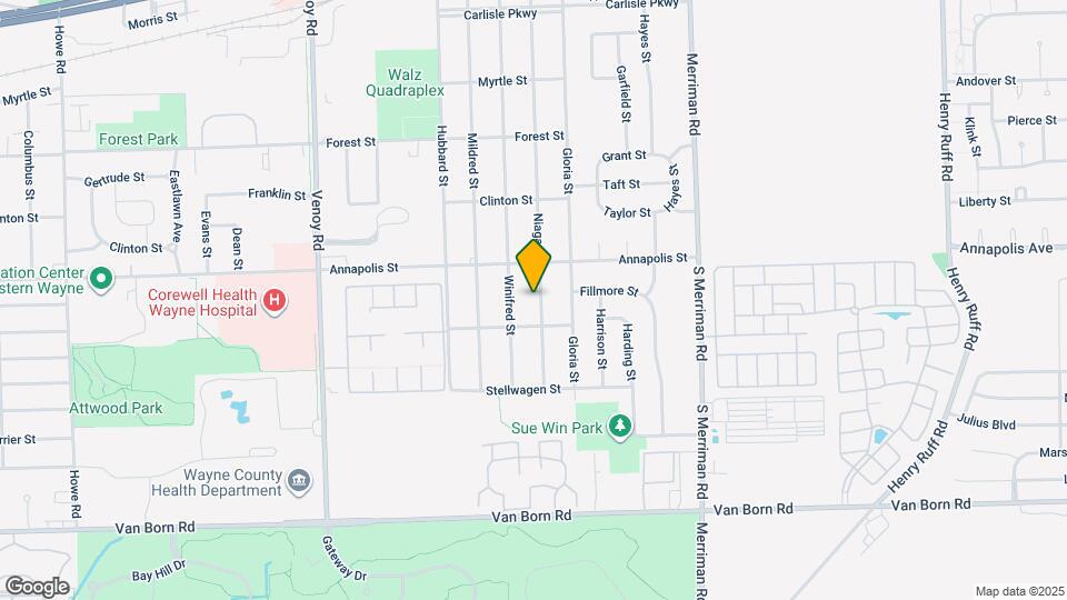 4802 Niagara St Map and Location Details