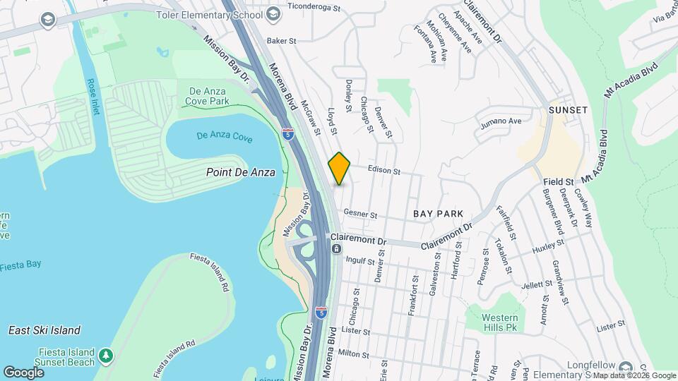 2893 McGraw St Map and Location Details