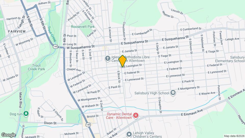 1509 S Albert St Map and Location Details