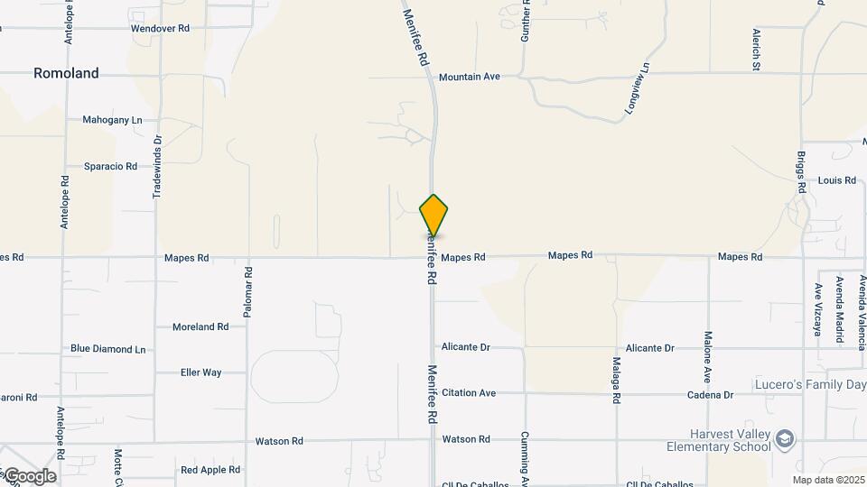 25096 Zircon Rd Map and Location Details