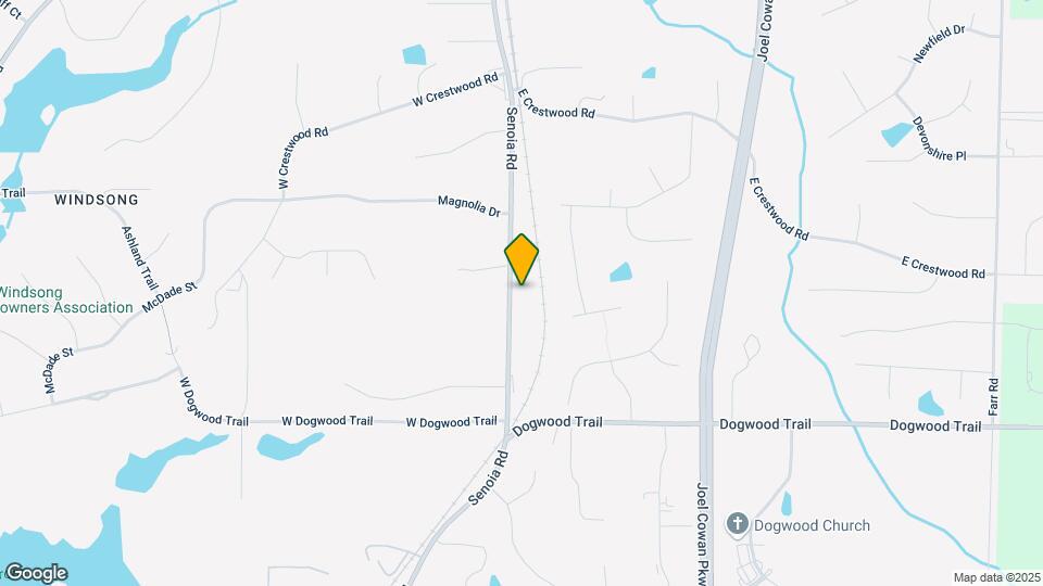 633 Senoia Rd Map and Location Details