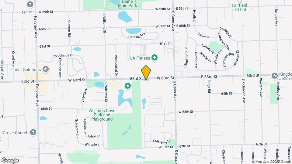 18W155 63rd St Map and Location Details