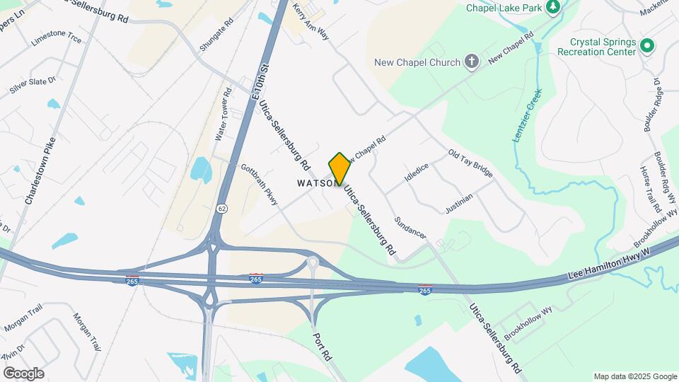 3513 Utica-Sellersburg Rd Map and Location Details