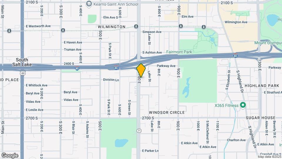2477 S 700 E, Unit D2 Map and Location Details