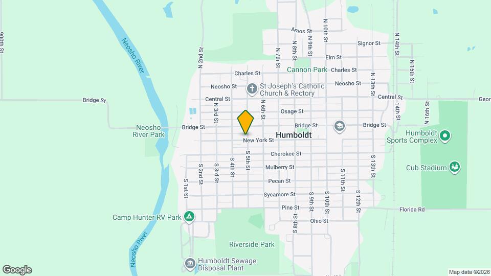 500 New York St Map and Location Details