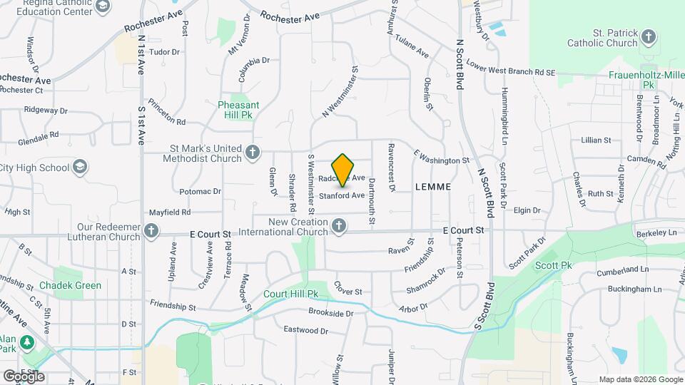 3006 Stanford Ave Map and Location Details