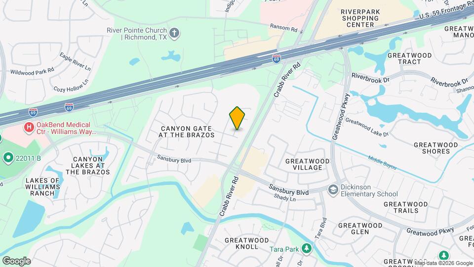 6519 Canyon Chase Dr Map and Location Details