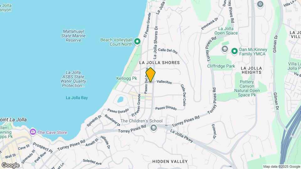 8176 La Jolla Shores Dr Map and Location Details