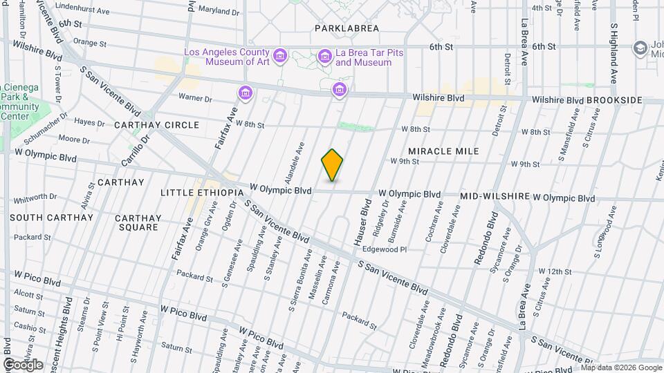 5803 W Olympic Blvd Map and Location Details