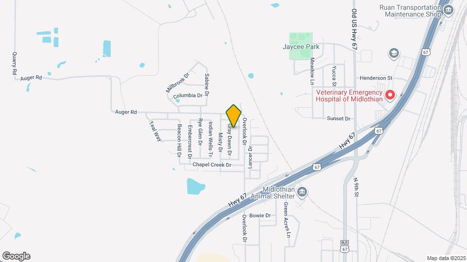 1402 Gray Dawn Dr Map and Location Details