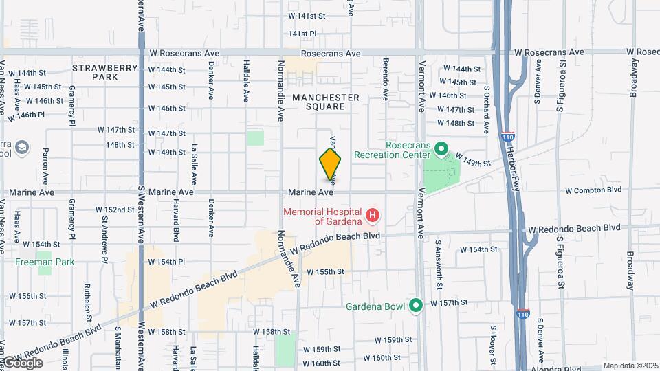 15023 Van Buren Ave Mapa y Detalles de la Ubicación
