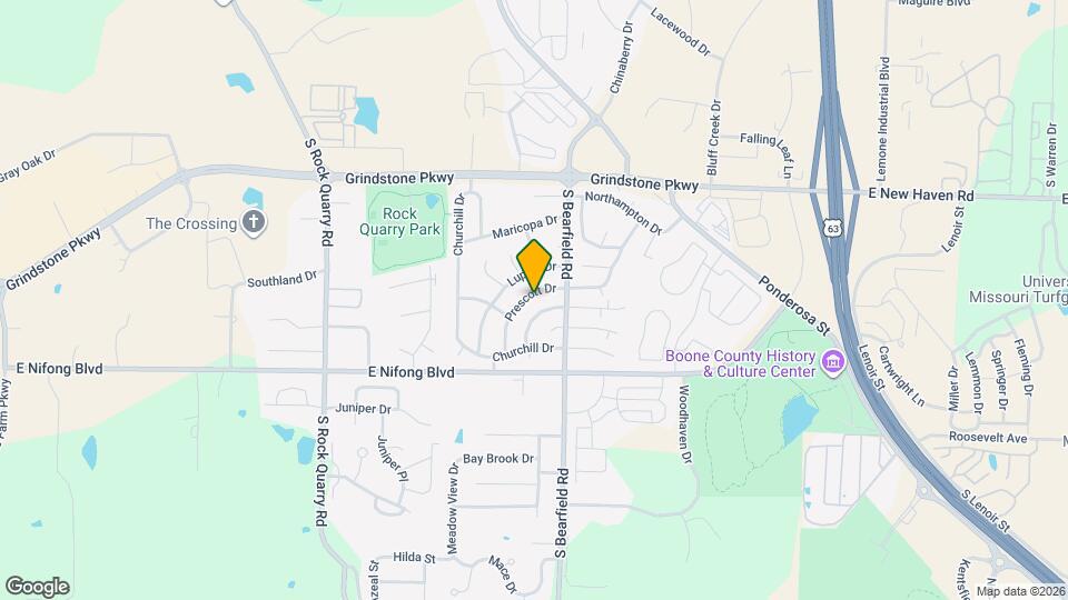 3620 Prescott Dr Map and Location Details